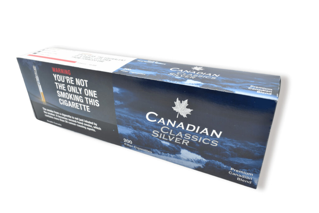 canadaian classic silver cigarettes